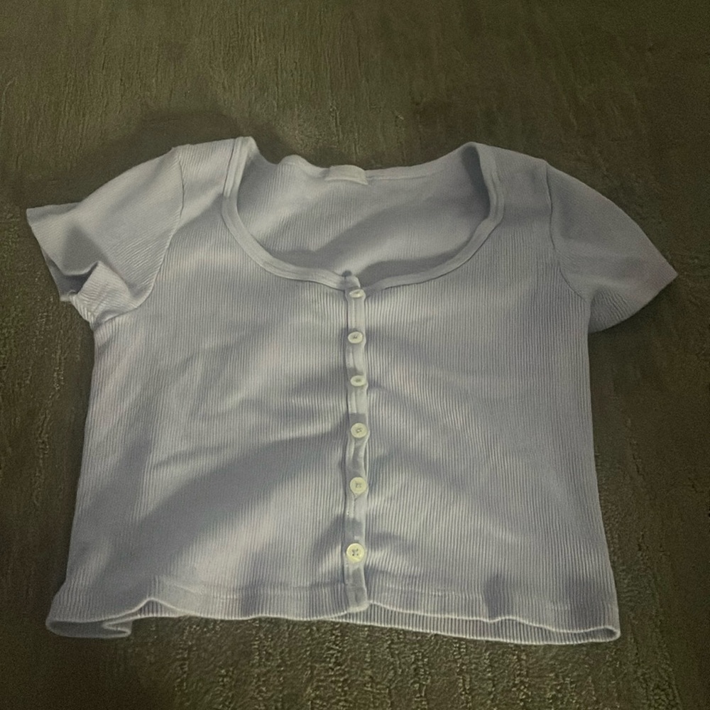 Light purple Brandy Melville button top